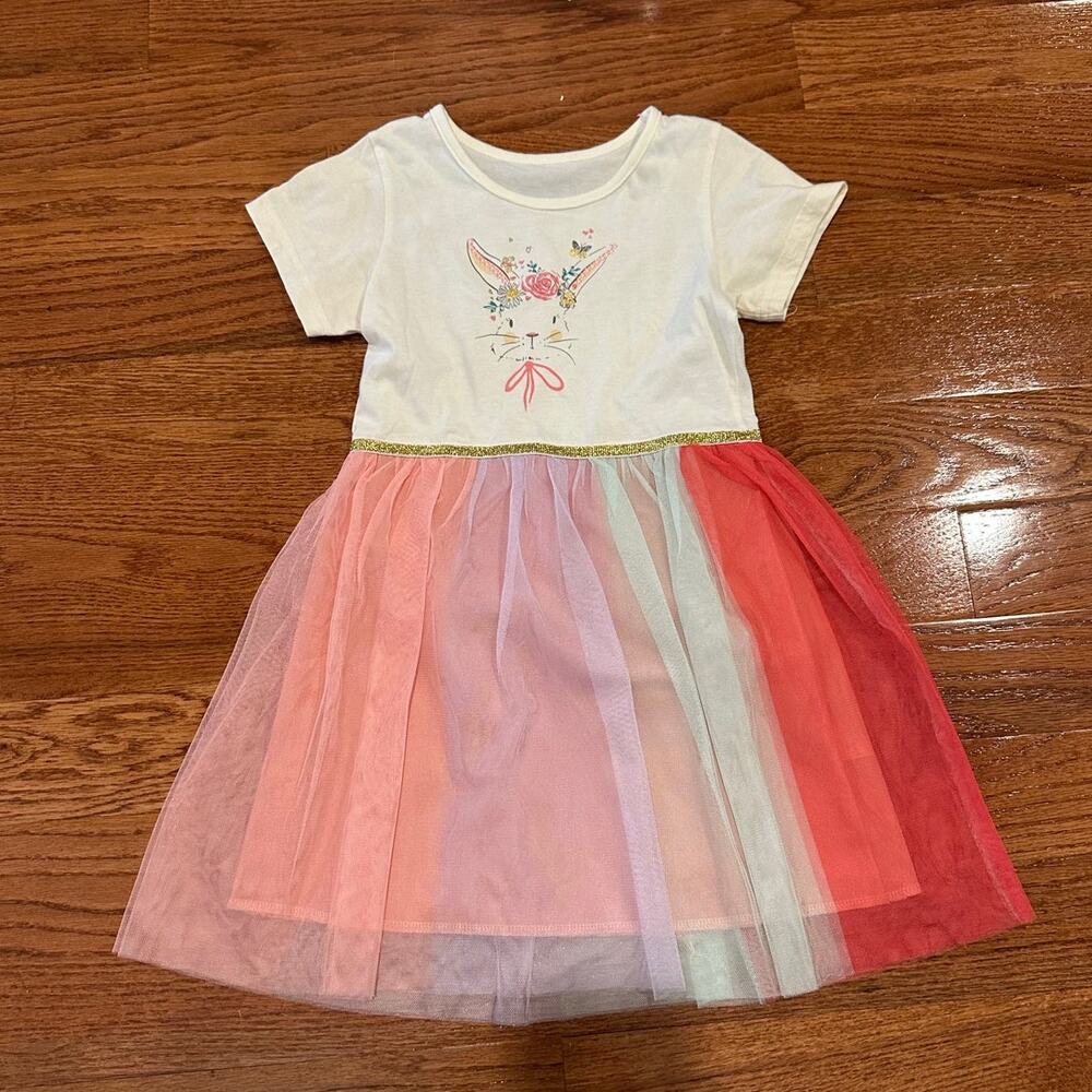 Girls Bunny Rabbit Dress  6-7 Years